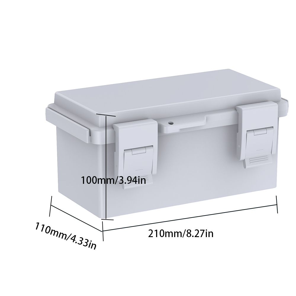 Gray-capped plastic 210 110 100