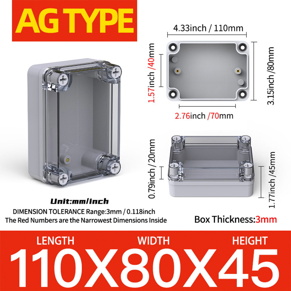 AG transparent 110 80 45