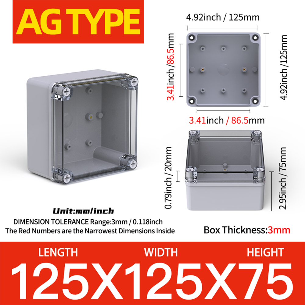 AG transparent 125 125 75