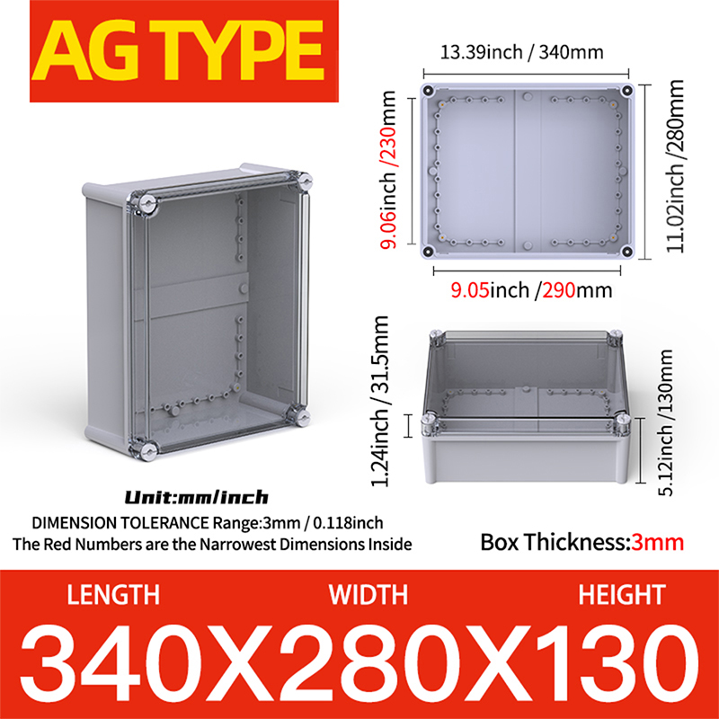 AG transparent 340 280 130