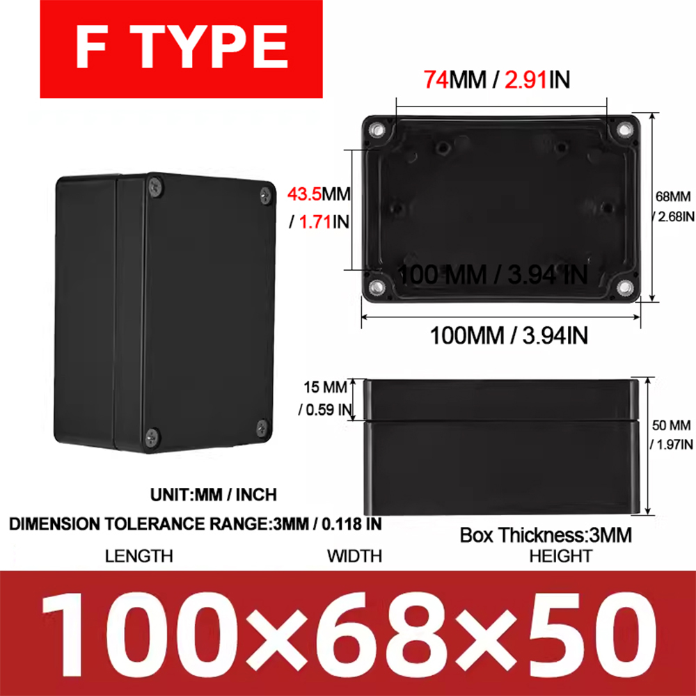 F Black 100 68 50